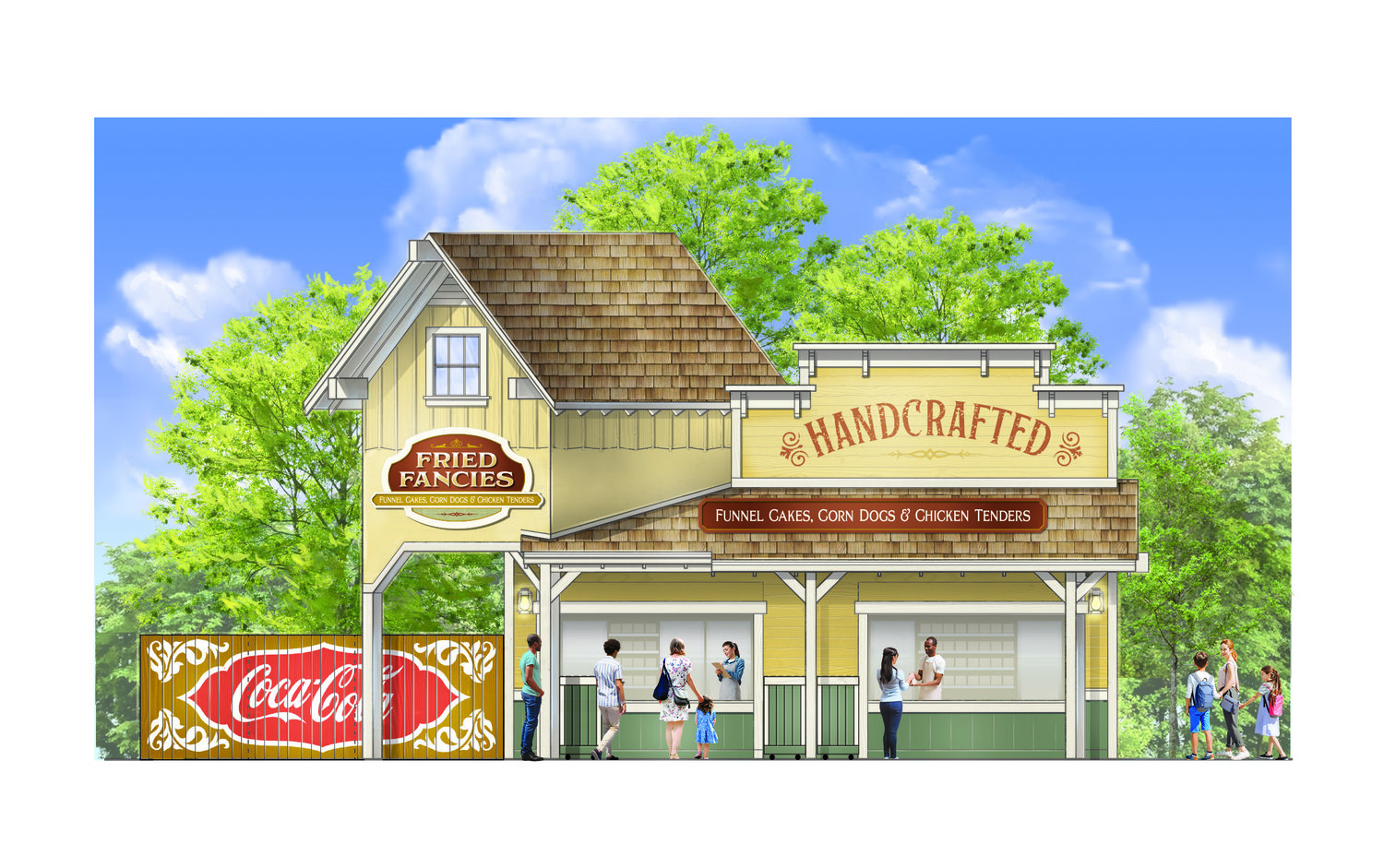 Fried Fancies is returning to the theme park.